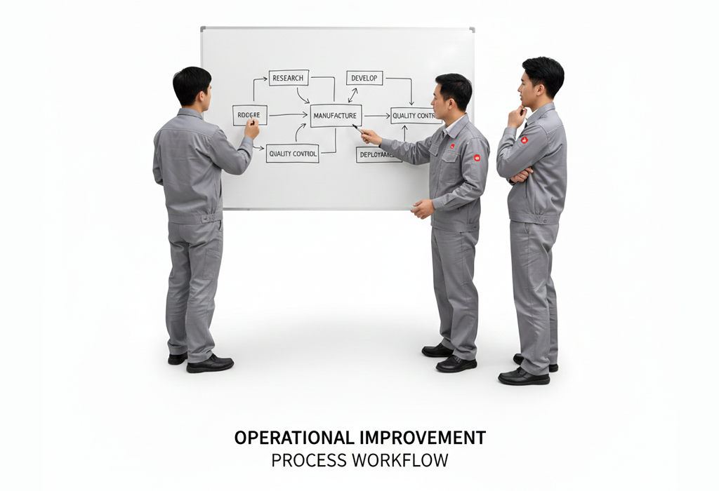 <div class="needs">人手不足で<br>新規事業に手が回らない</div><br>②業務改革・経営基盤整備支援 <div class="sub-title">－ 挑戦できる余力をつくる －</div>